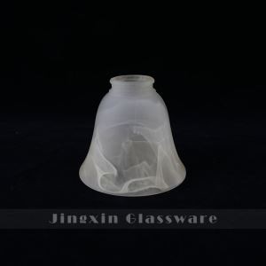 Paralumi in vetro bianco alabastro Bell