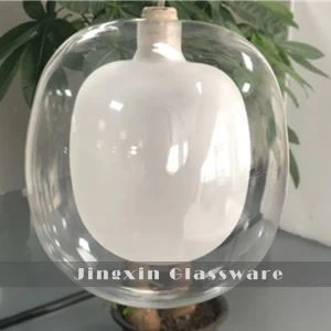 Lampada Globe alta doppia parete in vetro borosilicato utilizzata per la decorazione